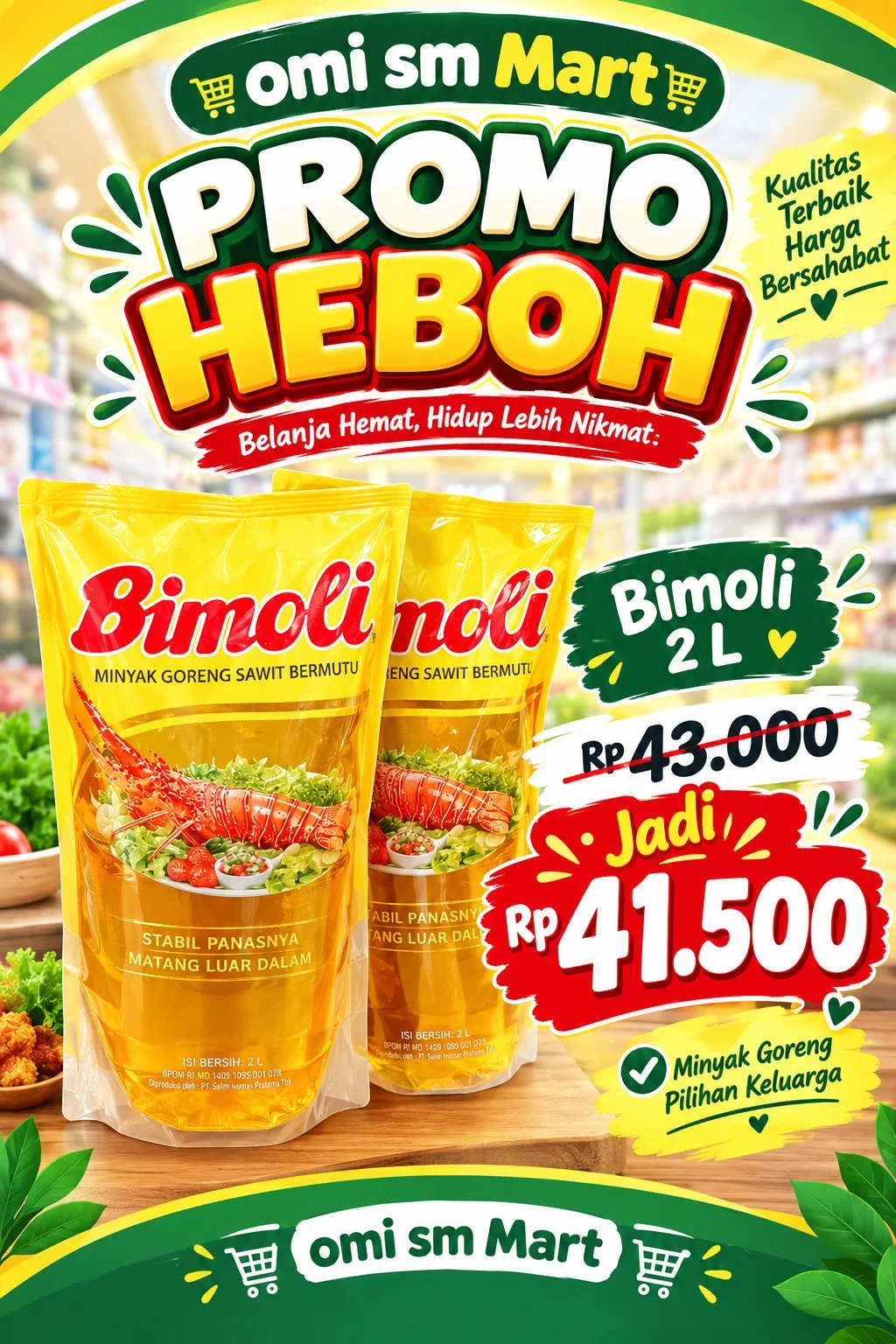 MINYAK GORENG BIMOLI 2L