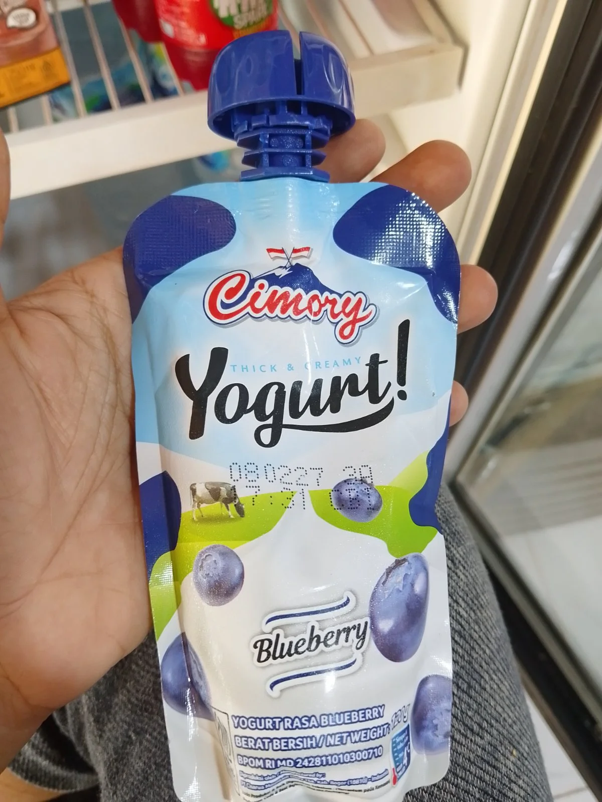 Cimory yogurt bluebery