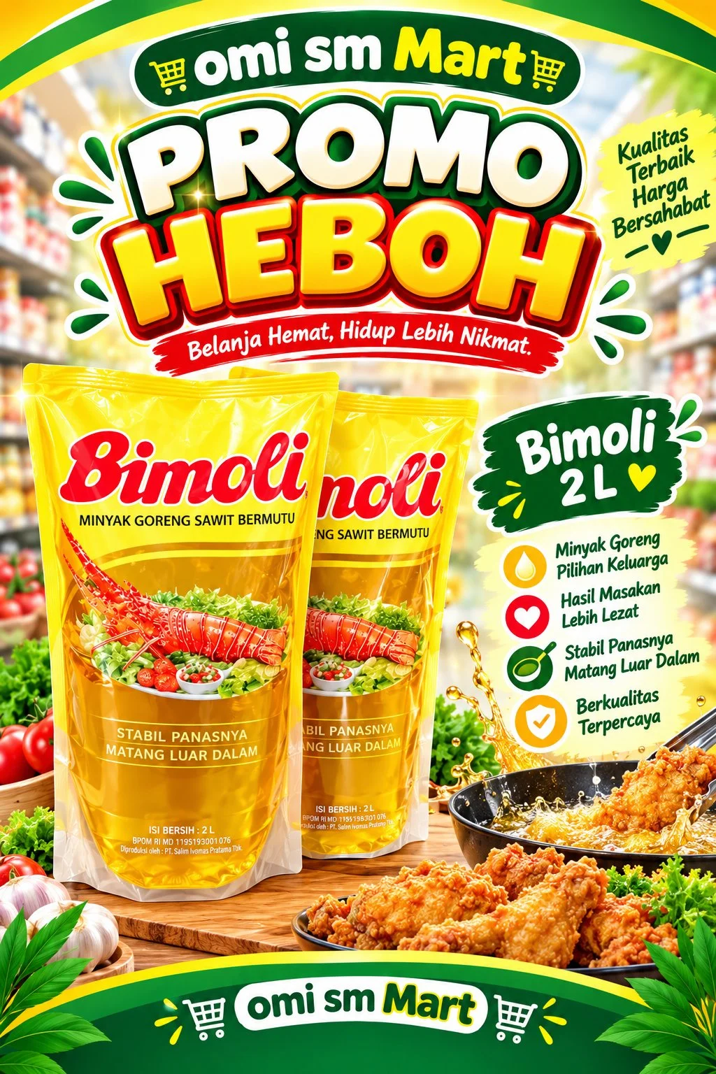MINYAK GORENG BIMOLI 2L